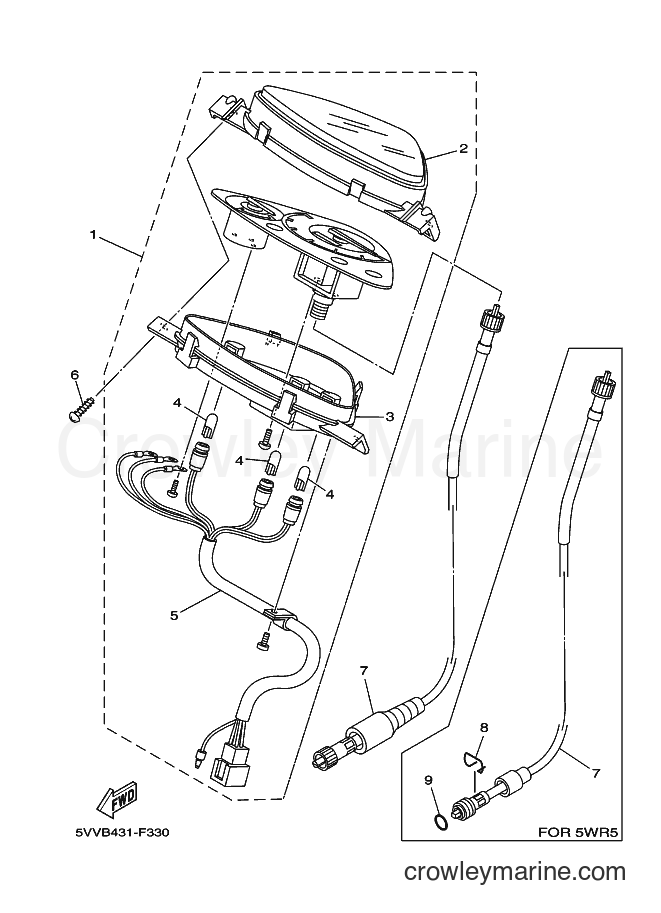 Yamaha Motors AL115S (5VVB) [010] - METER