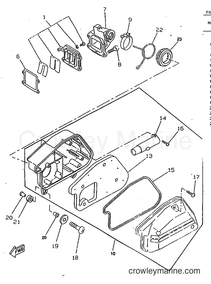 1998 Scooter CW50RSP - CW50RSP (4URD) [999] - INTAKE