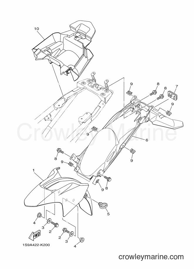Yamaha Motors T135SEC (1S9B) [010] - FENDER