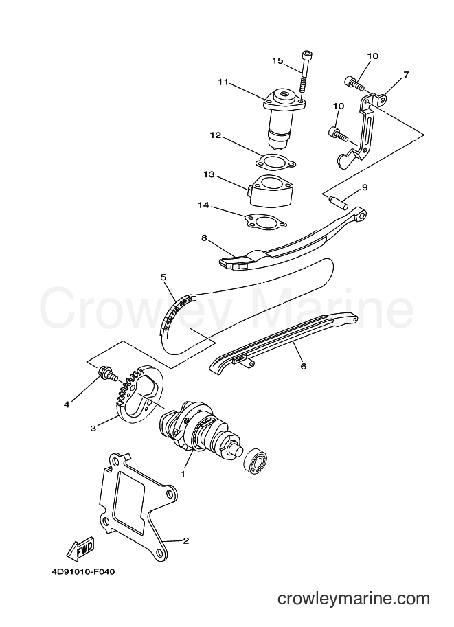2012 Maxi-Scooter YP250 - YP250 (4D95) [010] - CAMSHAFT & CHAIN