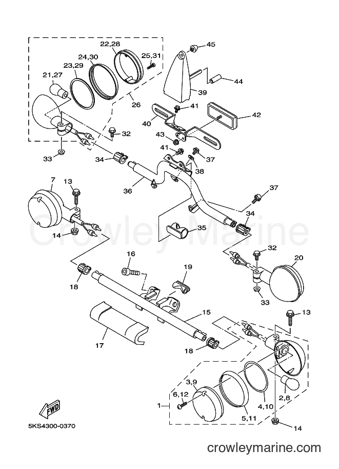 Yamaha Motors XVS1100A (5KS4) [110] - FLASHER LIGHT