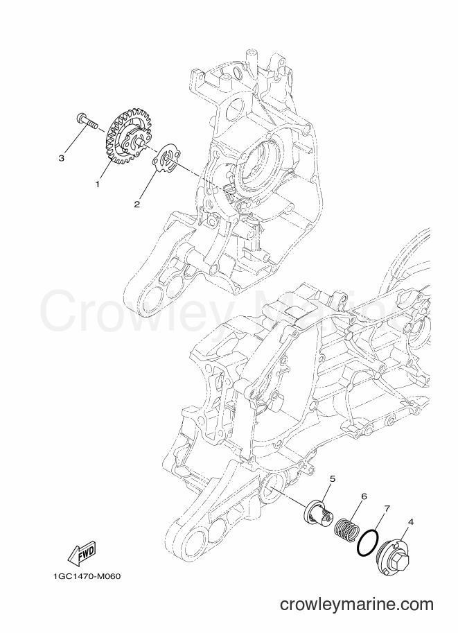2018 Scooter XC115F - XC115F (BL74) [010] - OIL PUMP