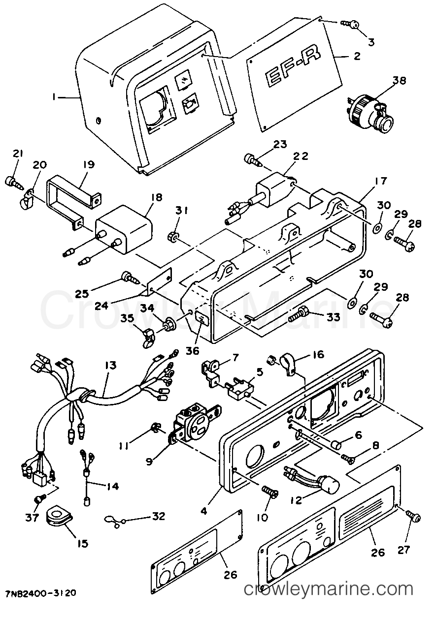 Yamaha Motors EF1600R - CONTROL BOX