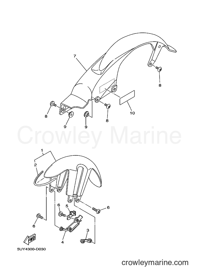 Yamaha Motors EA06 PASSOL (5UY4) [020] - FENDER