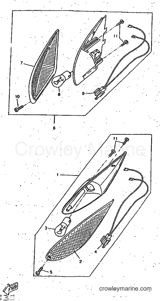 1997 Scooter CW50RSP - CW50RSP (4UR7) [999] - FLASHER LIGHT