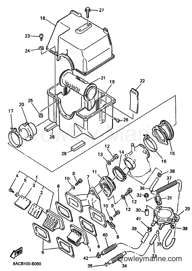 Yamaha Motors VK540E (8ACT) [010] - INTAKE