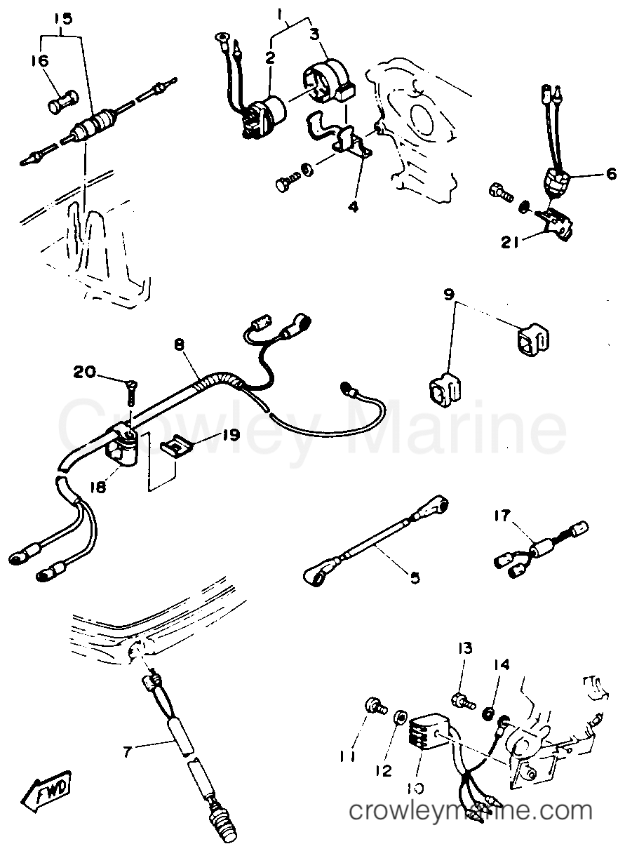 Yamaha Motors C25ELHP - ELECTRICAL 3 (C25EH)