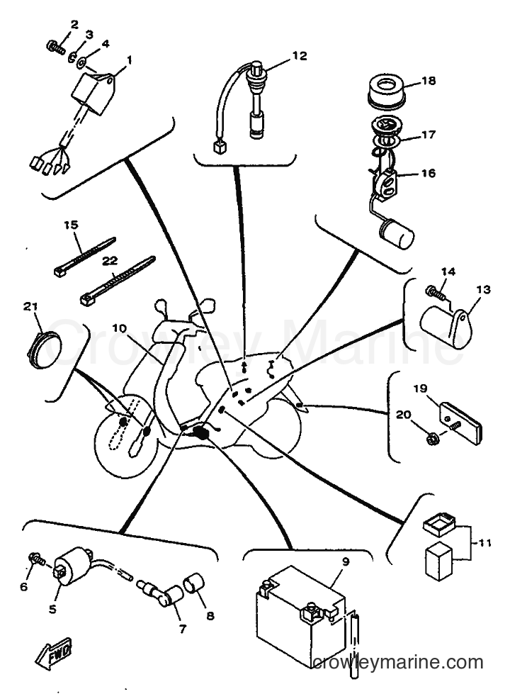 Yamaha Motors YN50 (5BW1) [010] - ELECTRICAL 2