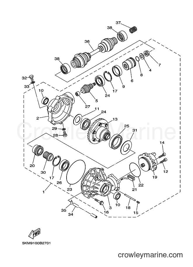 2003 ATV YFM660FWA - YFM660FWA (5KMF) [010] - FRONT DIFFERENTIAL