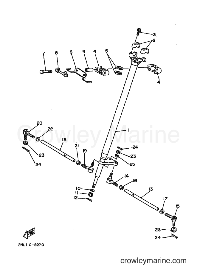 1988 ATV YFP350 - YFP350 (2TX0) [010] - STEERING