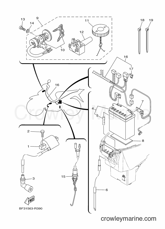 2016 Scooter T115C-5 - T115C-5 (BP41) [010] - ELECTRICAL 1