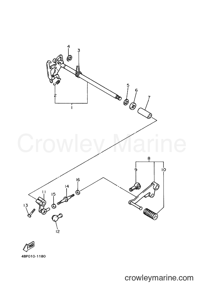 Yamaha Motors XJ600S (4DGA) [010] - SHIFTER