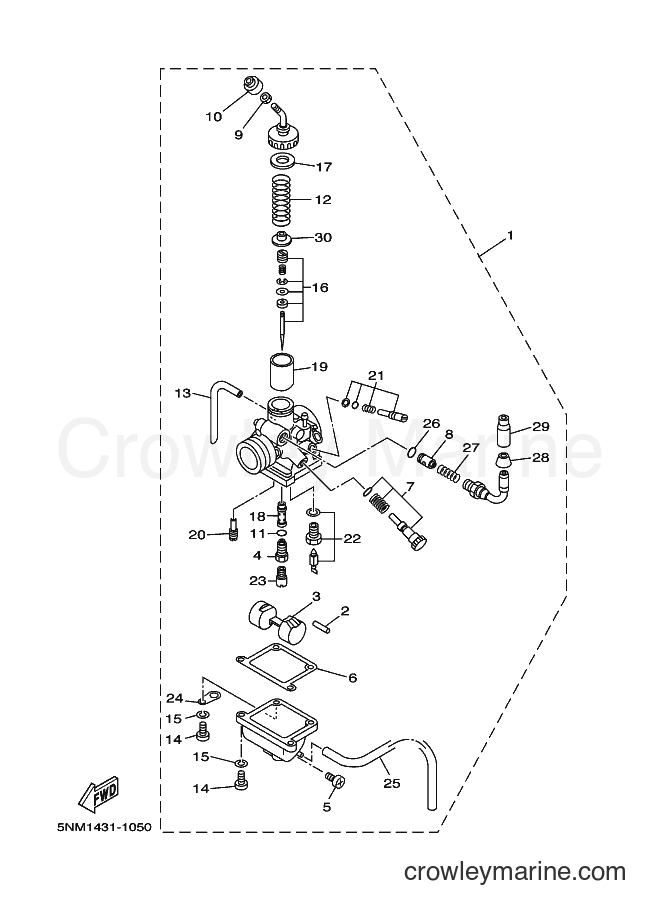 2002 Scooter JZ120F - JZ120F (5NM4) [010] - CARBURETOR