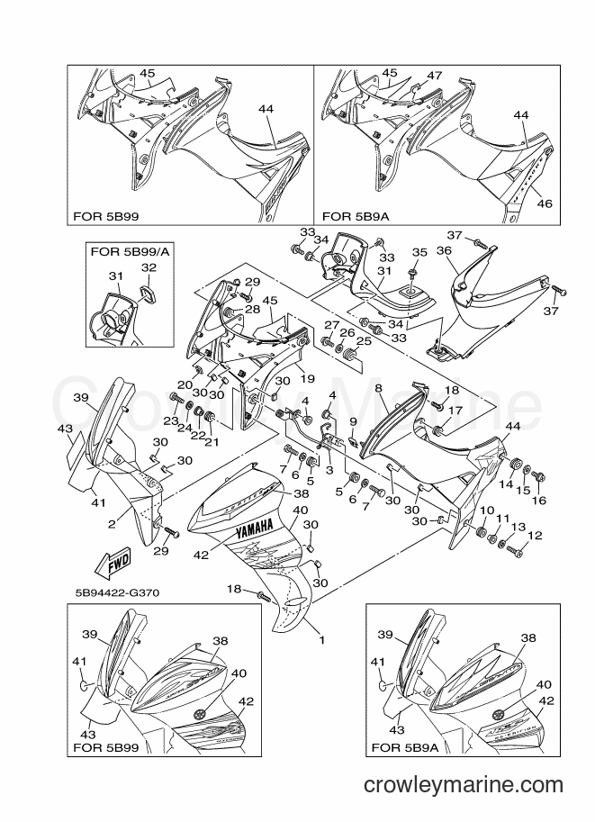 Yamaha Motors T110SEC (5B9A) [010] - LEG SHIELD