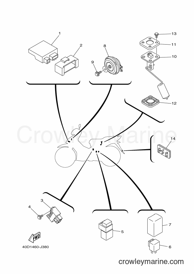 Yamaha Motors TK115C (40D1) [010] - ELECTRICAL 2