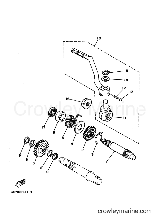 1991 Dirt Bike WR200R - WR200R (4BF1) [010] - STARTER
