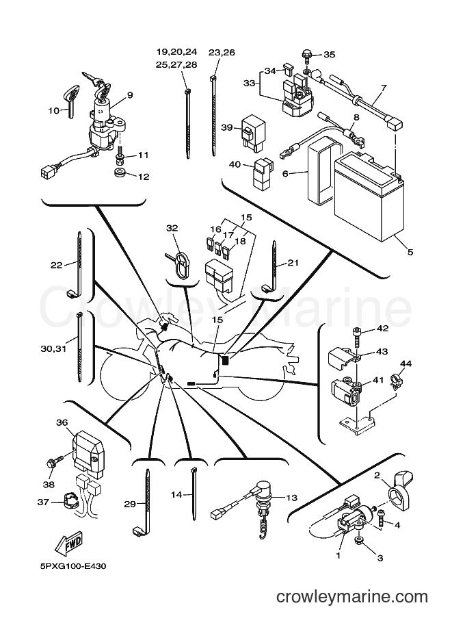 Yamaha Motors XV1700PC (2D86) [010] - ELECTRICAL 2