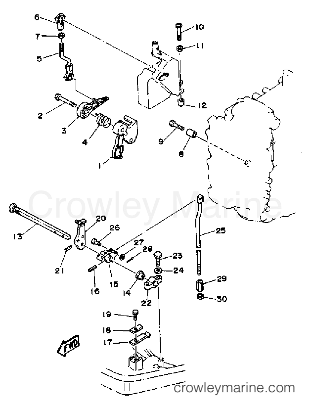 Yamaha Motors P50TLRP - CONTROL ENGINE