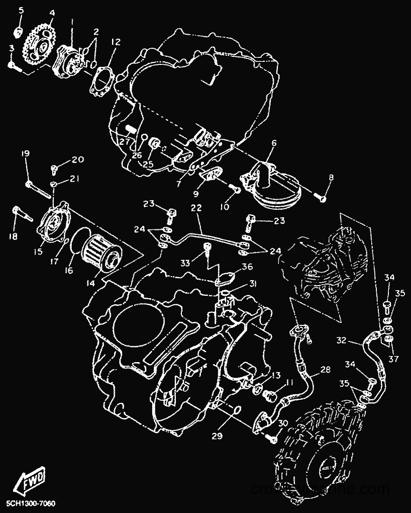 2000 Dirt Bike TT600R - TT600R (5CH3) [010] - OIL PUMP