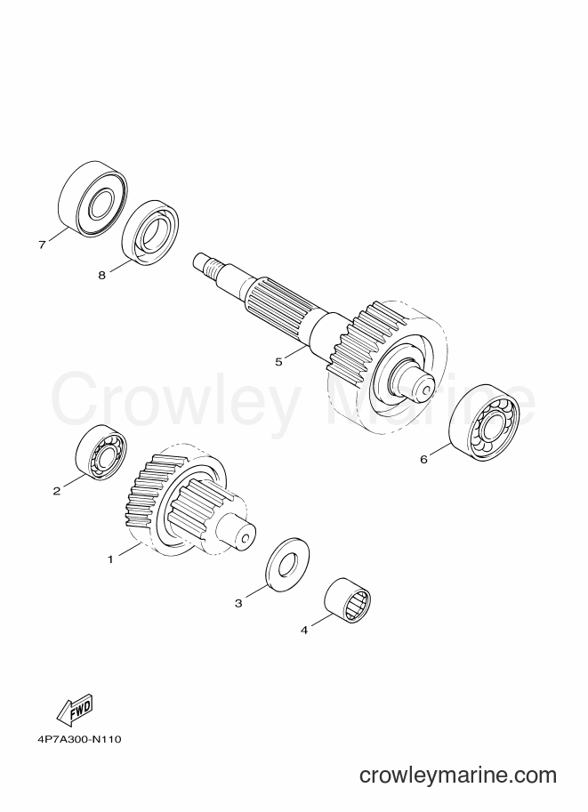 2014 Scooter XC125E - XC125E (4P7A) [010] - TRANSMISSION