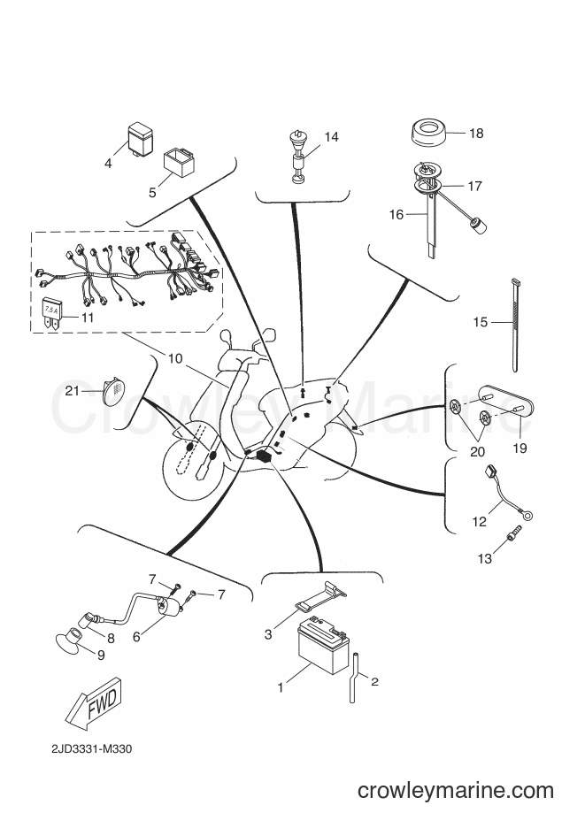 Yamaha Motors YN50EM (2JD3) [010] - ELECTRICAL 2