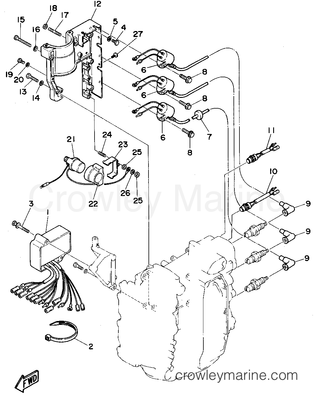 Yamaha Motors P50TLRS - ELECTRICAL 1