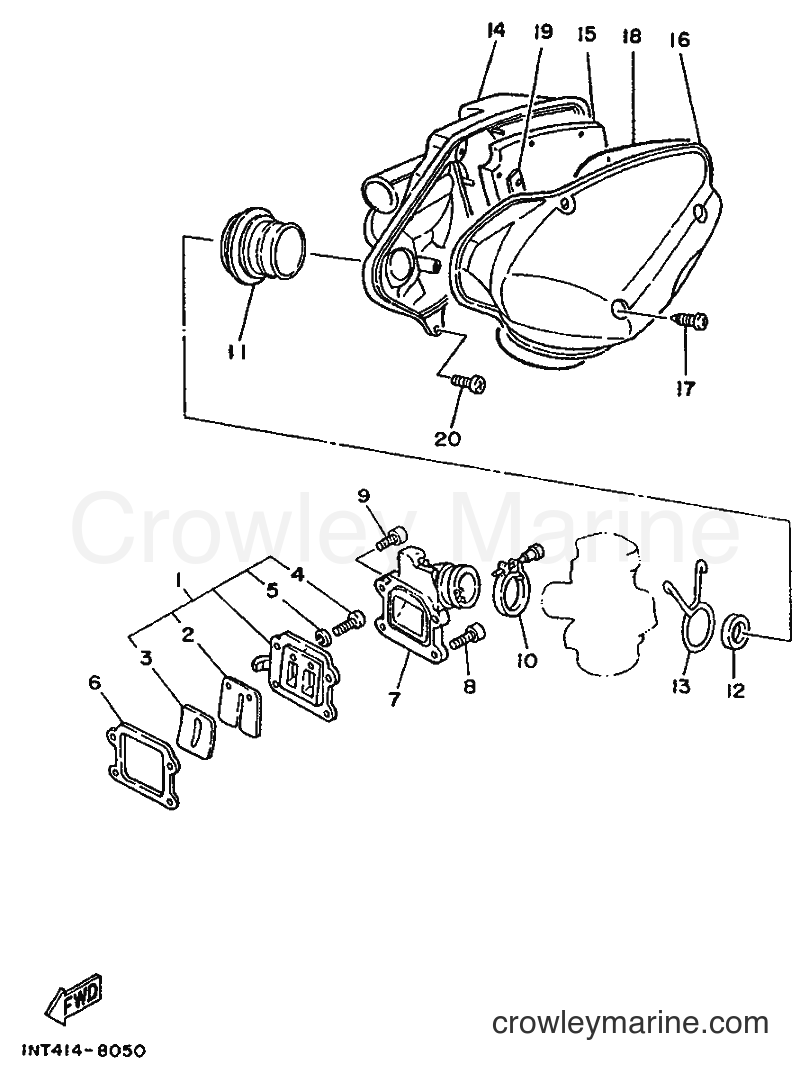 1990 Scooter CT50S - CT50S (3NT7) [999] - INTAKE