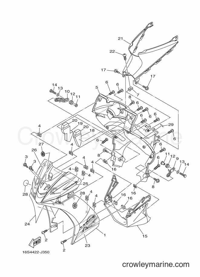 2010 Scooter T115LE - T115LE (16S5) [010] - LEG SHIELD