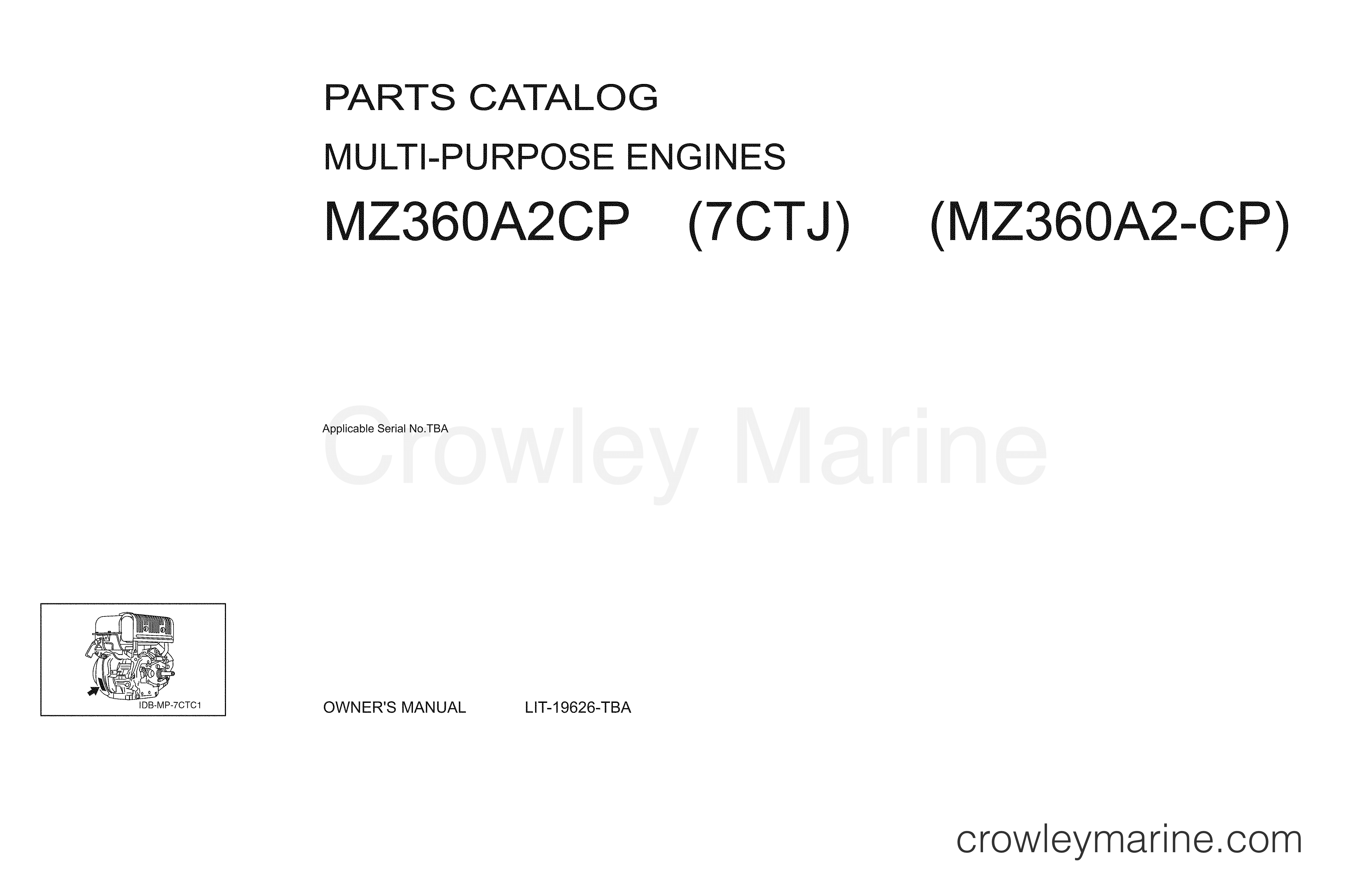 2011 UTV 360 - MZ360A2CP - 1 TITLE PAGE