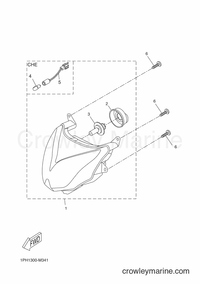 Yamaha Motors NS50F (1GB5) [050] - HEADLIGHT