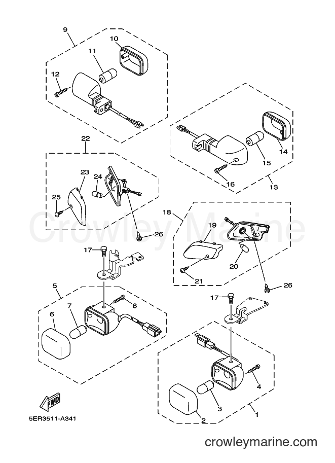 2002 Scooter T105SE - T105SE (5ER3) [010] - FLASHER LIGHT