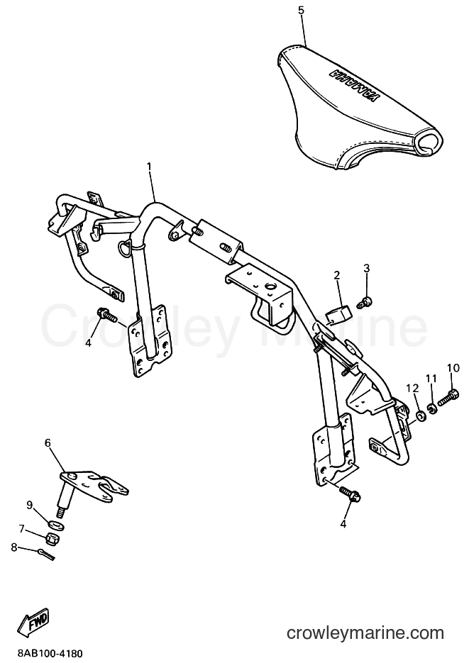 Yamaha Motors VX500 (8AB1) [010] - STEERING GATE