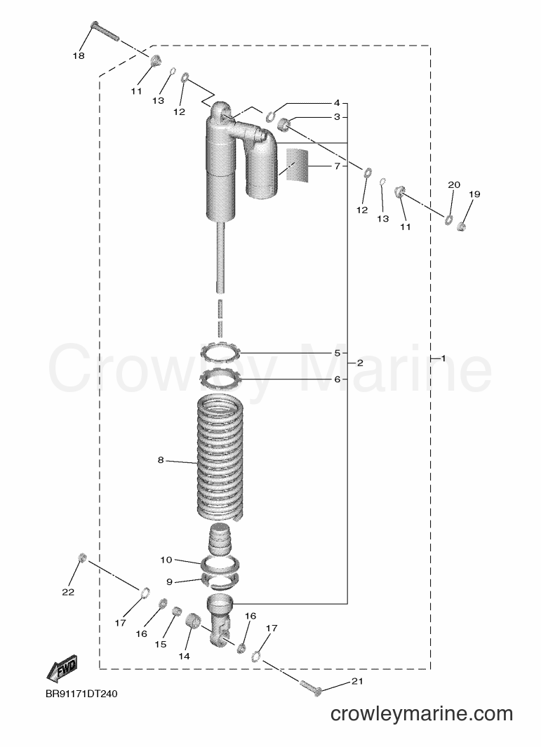 Yamaha Motors YZ450FX (B3J2) [010] - REAR SUSPENSION