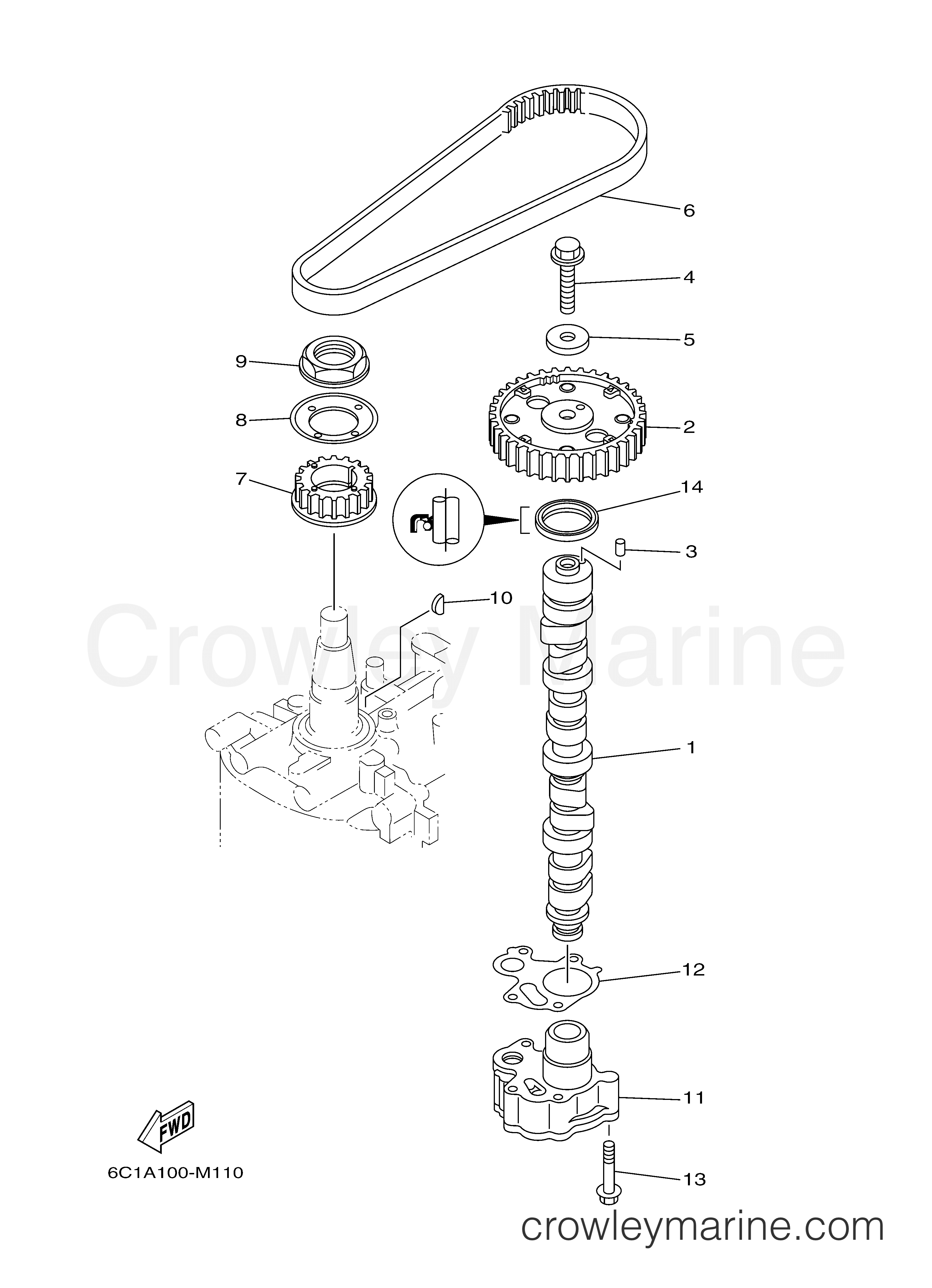 Yamaha Motors T60LB - OIL PUMP