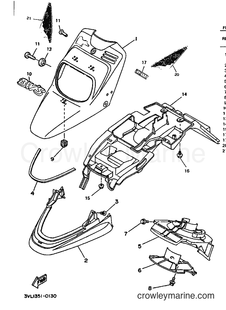 1994 Scooter CW65 - CW65 (4GP2) [999] - FENDER