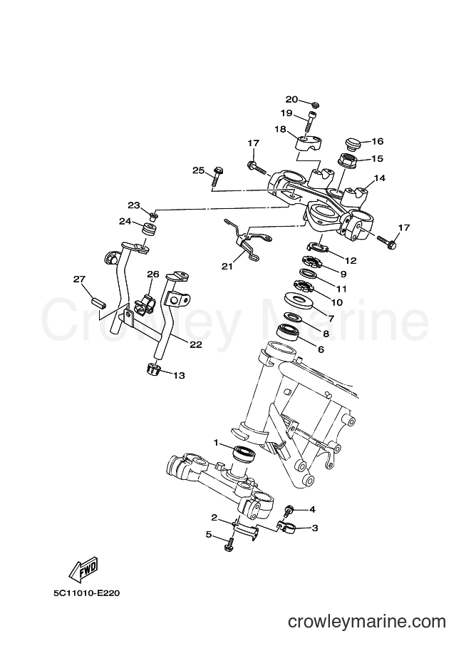 2017 Dirt Bike XT250X - XT250X (5C14) [010] - STEERING
