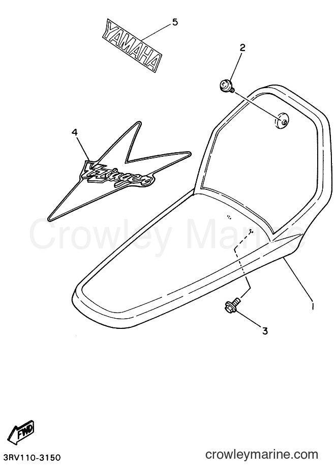 1993 Dirt Bike PW80 - PW80 (4BC3) [999] - FRONT FENDER