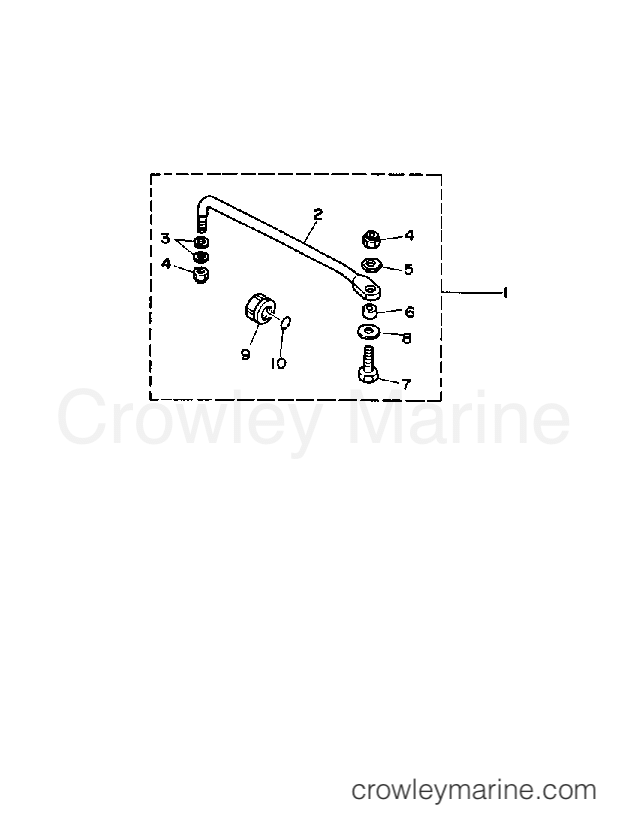 Yamaha Motors 30MSHQ - STEERING GUIDE ATTACHMENT