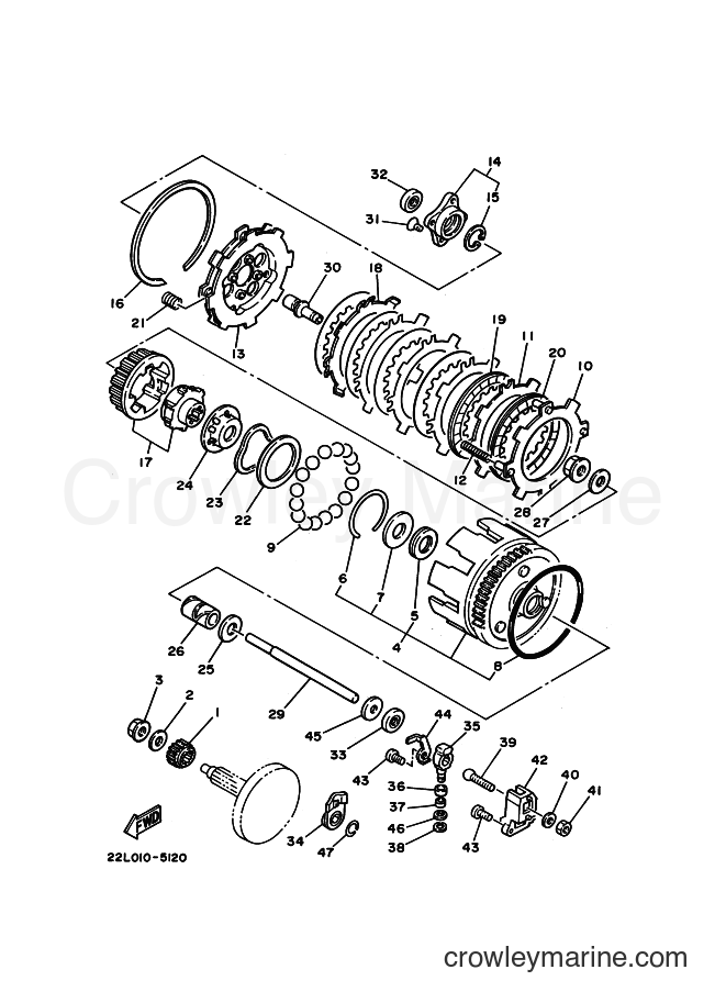 1986 Scooter T80 - T80 (2FL) [999] - CLUTCH