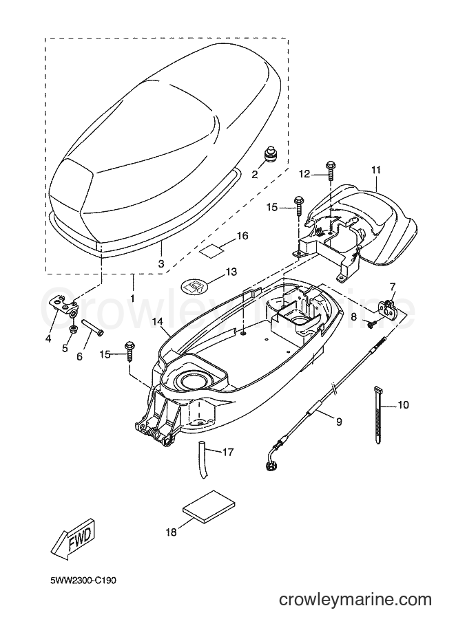 Yamaha Motors CW50LN (1WP1) [020] - SEAT