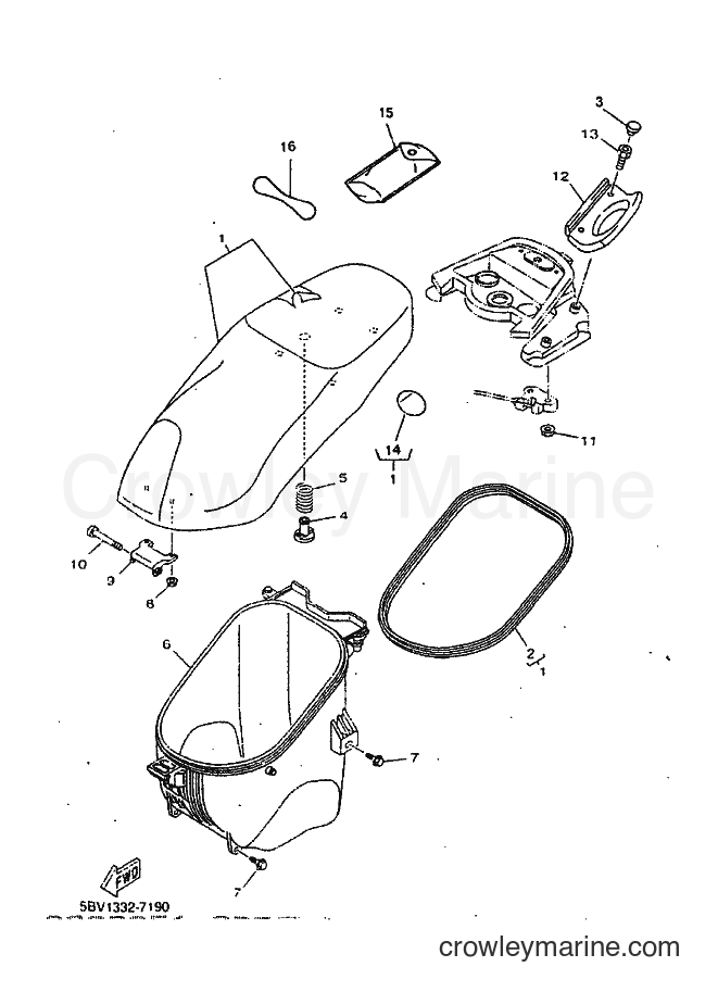 1999 Scooter YN50 - YN50 (5BX4) [010] - SELLE