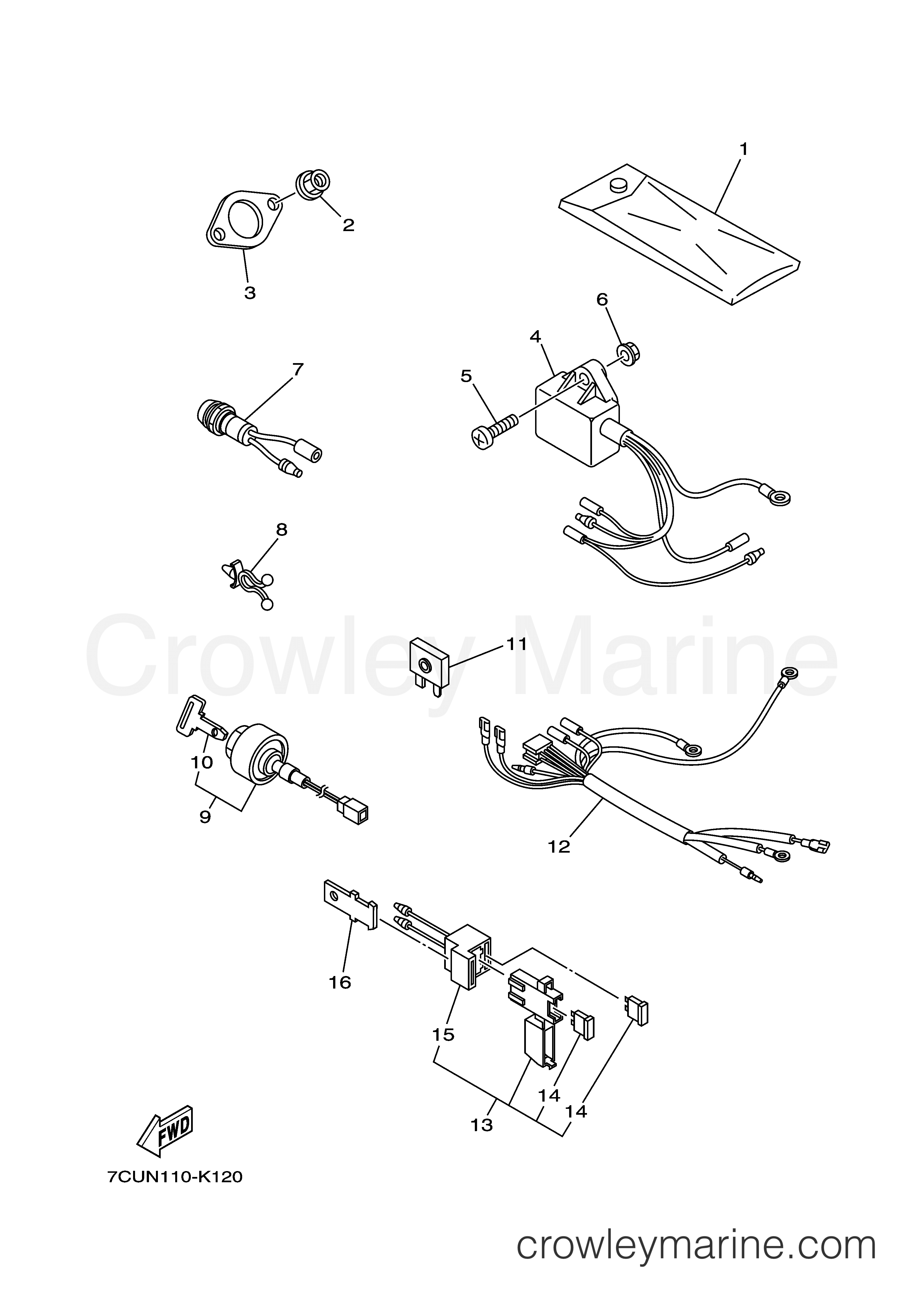 Yamaha Motors MZ360K3UGK - BODY FITTING