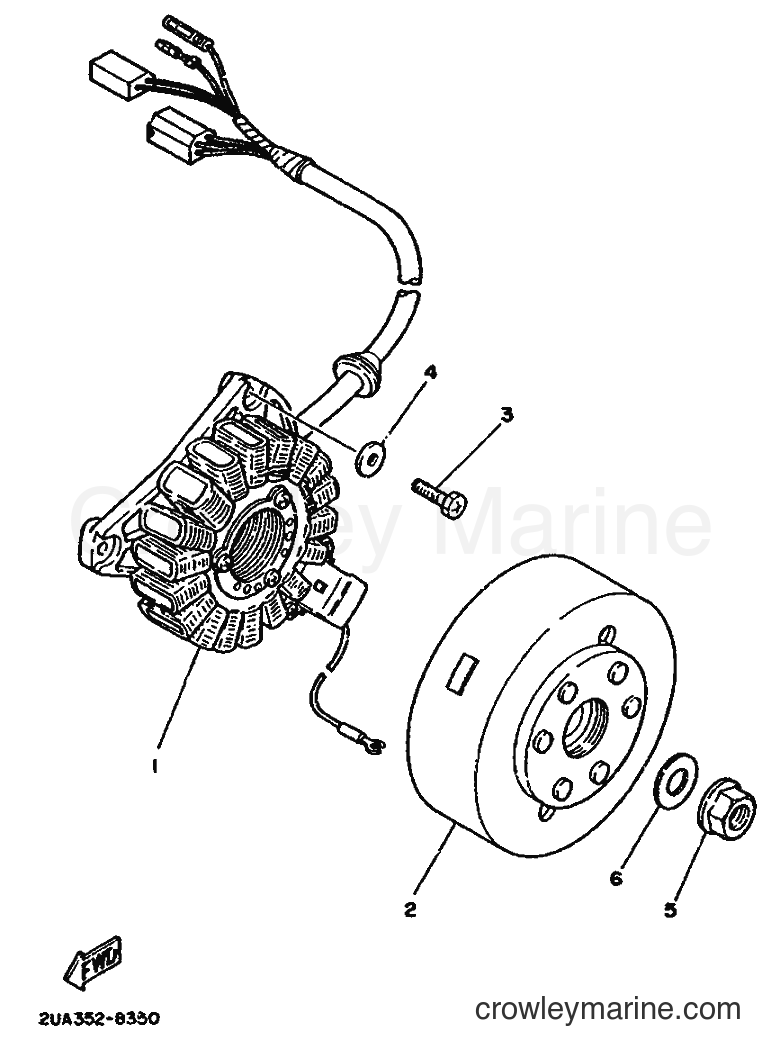1989 Street Bike RZ350 - RZ350 (3FB2) [010] - GENERATOR