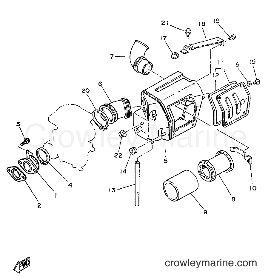 1996 Street Bike SR250 - SR250 (21L2) [99A] - INTAKE