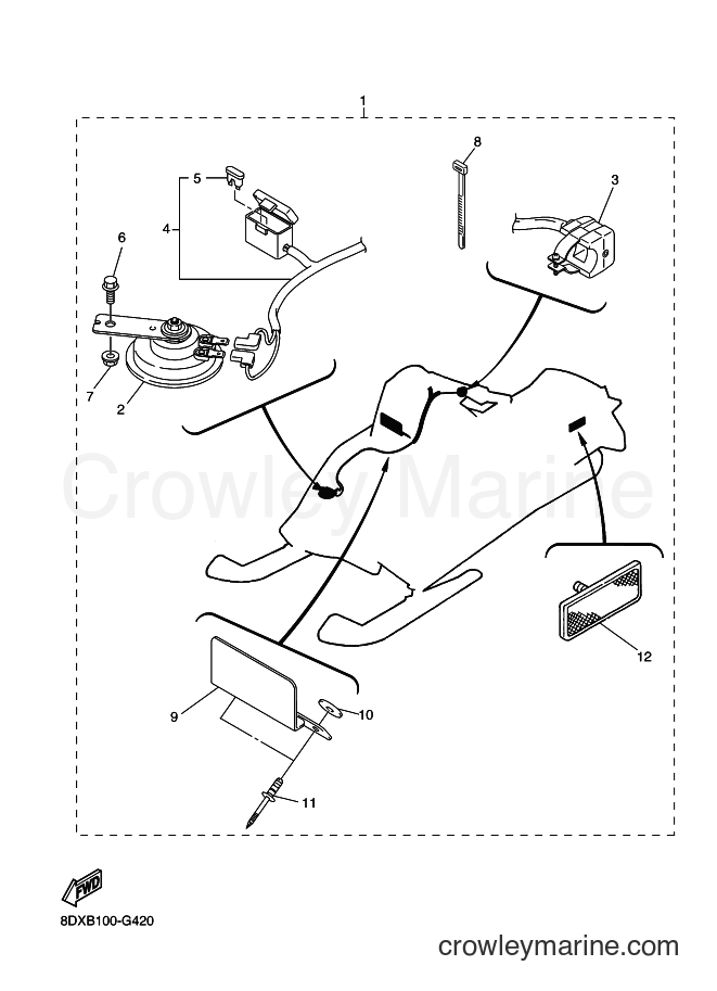 2008 Snowmobile VT500XL - VT500XL (8DXB) [010] - ELECTRICAL 4