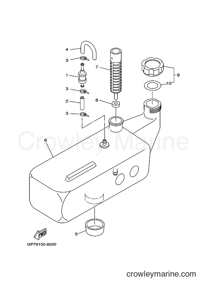Yamaha Motors JET FOR GP760 (65VA) [030] - OIL TANK