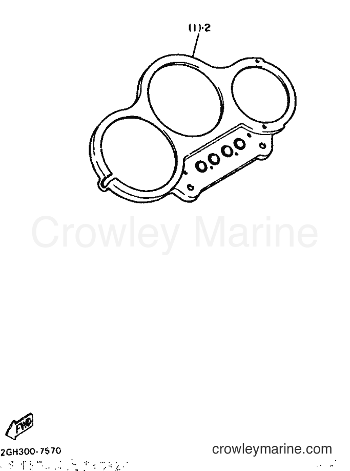 Yamaha Motors FZR1000 (2GH) [999] - ALTERNATE FOR METER