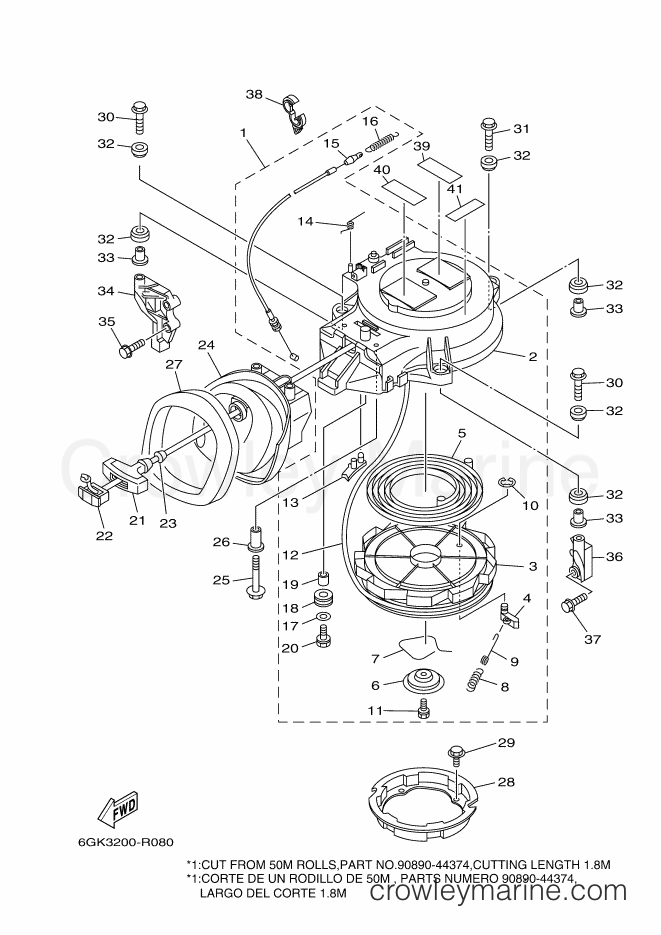 Yamaha Motors E40XMHL (6GK3) [200] - ARRANQUE