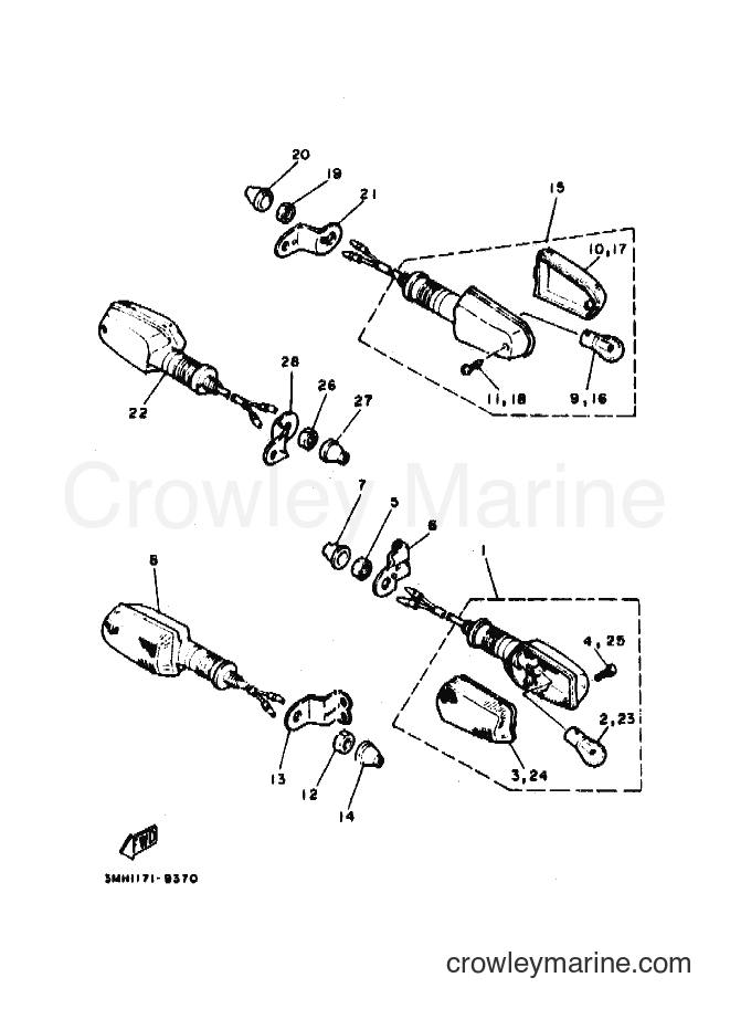 1990 Dirt Bike DT200R - DT200R (3MH2) [010] - FLASHER LIGHT