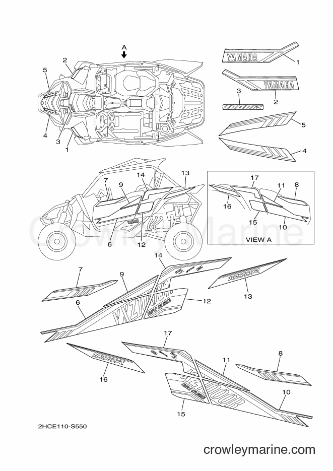 Yamaha Motors YXZ1000ES (2HCF) [010] - GRAPHICS
